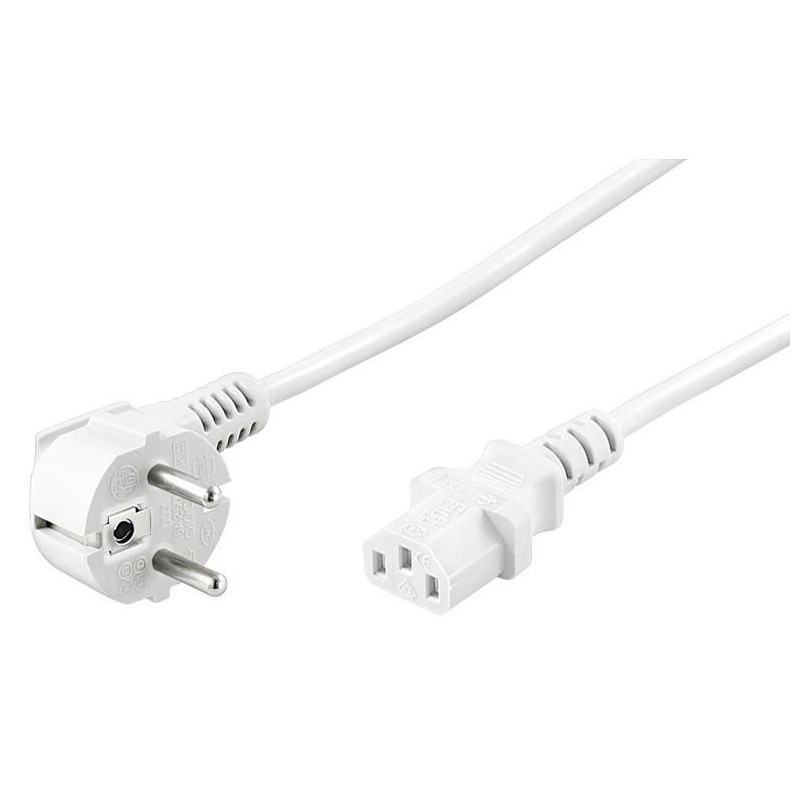MicroConnect Power Cord 1.8m White IEC320 MicroConnect Power Cord 1.8m White IEC320